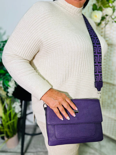 Crossbody Handbag-Purple