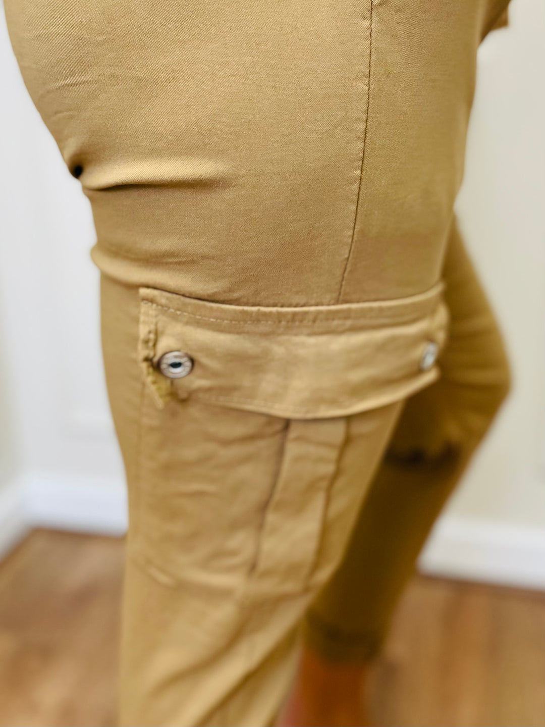 "CARMELA" Cargo MAGIC Trouser-Tan
