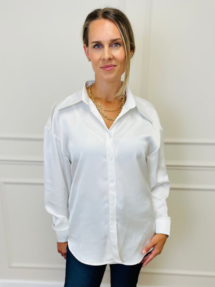 "ELEANOR" PREMIUM COLLECTION Shirt-White