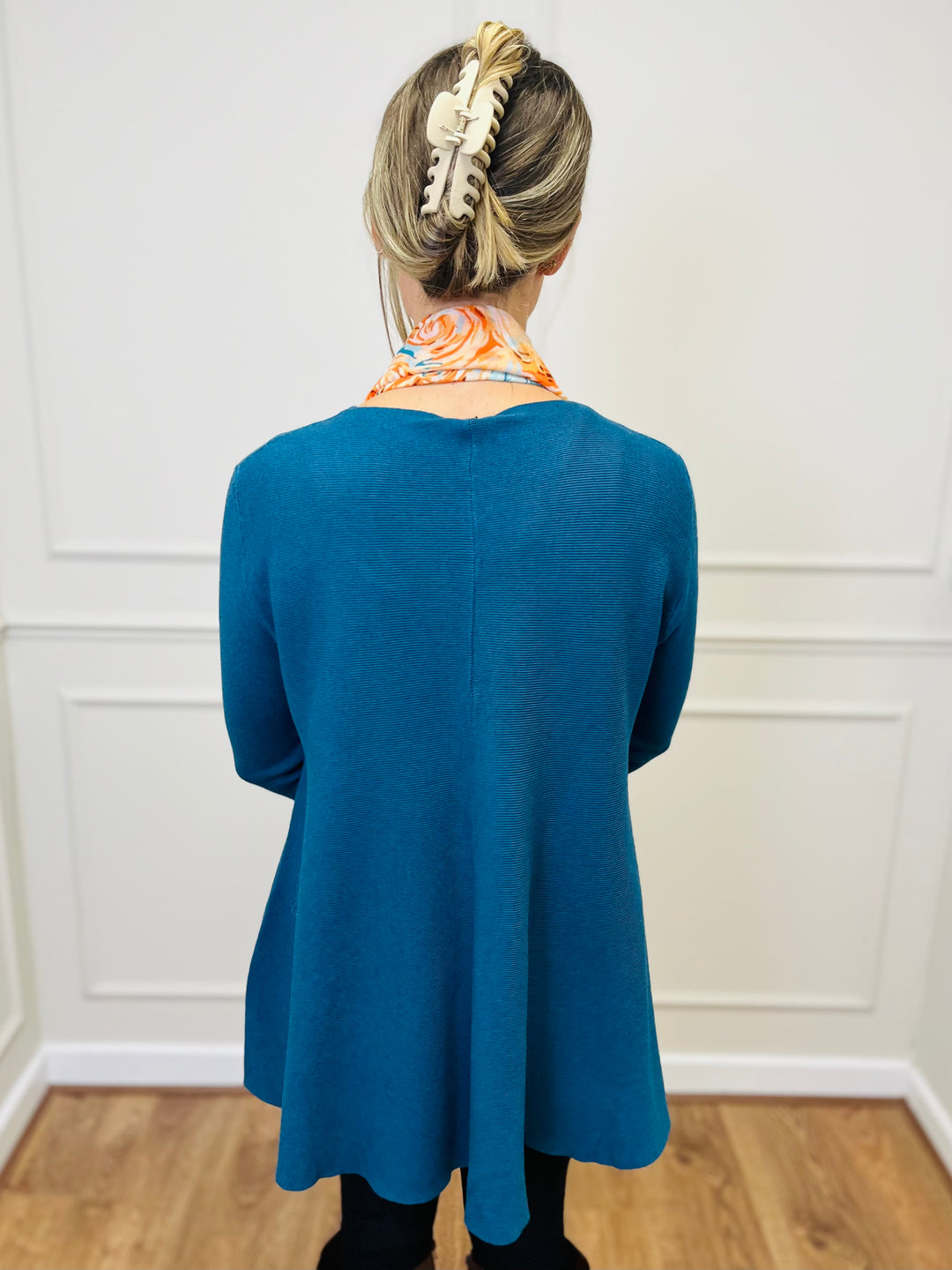 "HARRIET" Basic Soft Jumper-Teal