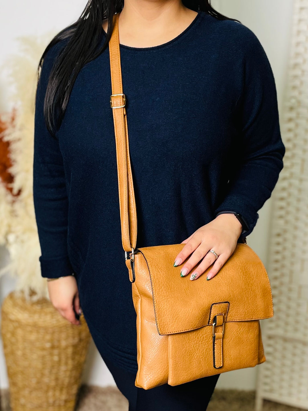 No.47 Crossbody Bag-Tan