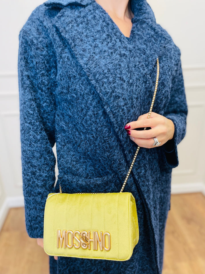 No.80 Quilted Velvet Bag-Green