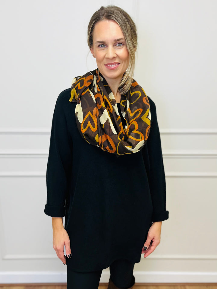 "GINNY" Basic Soft Jumper-Black