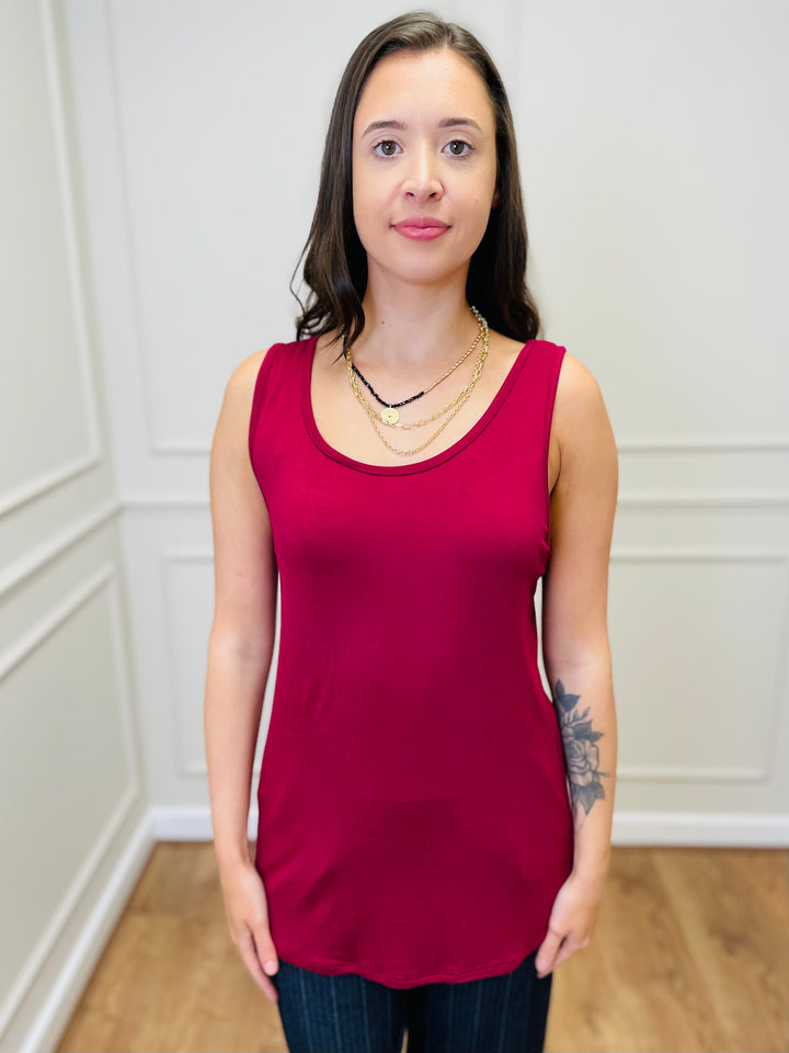 The Essential RILEY "Magic" Vest-Burgundy