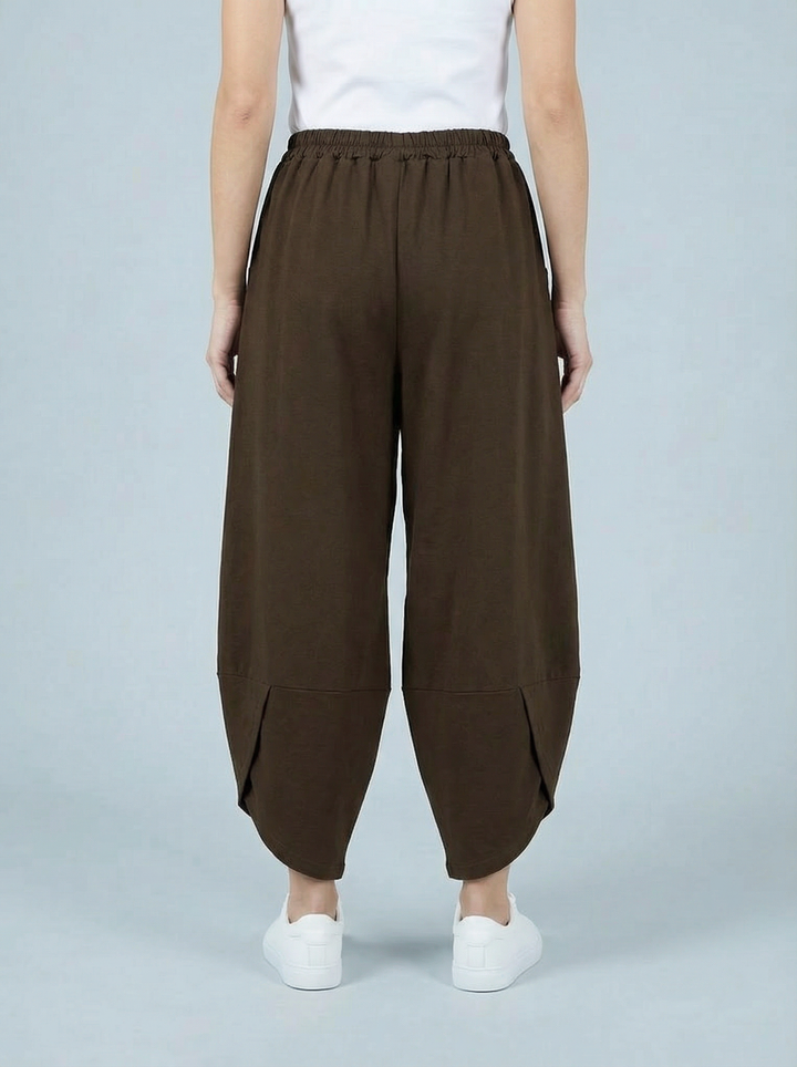 "ERIN” Cotton Barrel Trouser