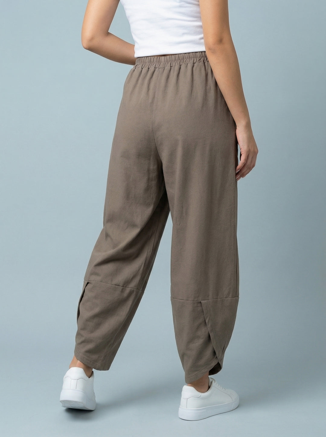 "ERIN” Cotton Barrel Trouser