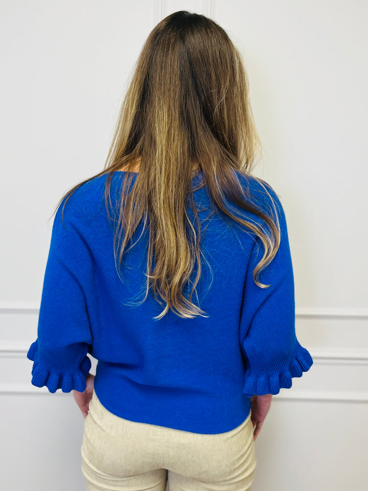 "FIONA" Soft Jumper-Blue