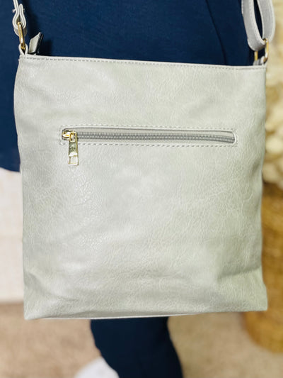 No.5 Crossbody Handbag-Silver