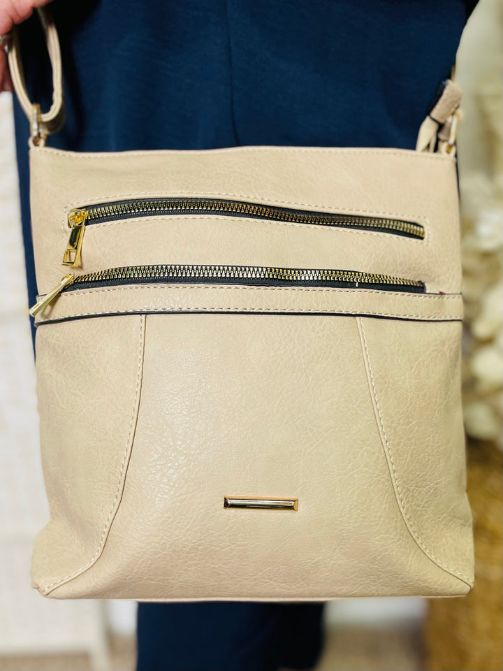 No.5 Crossbody Handbag-Sand