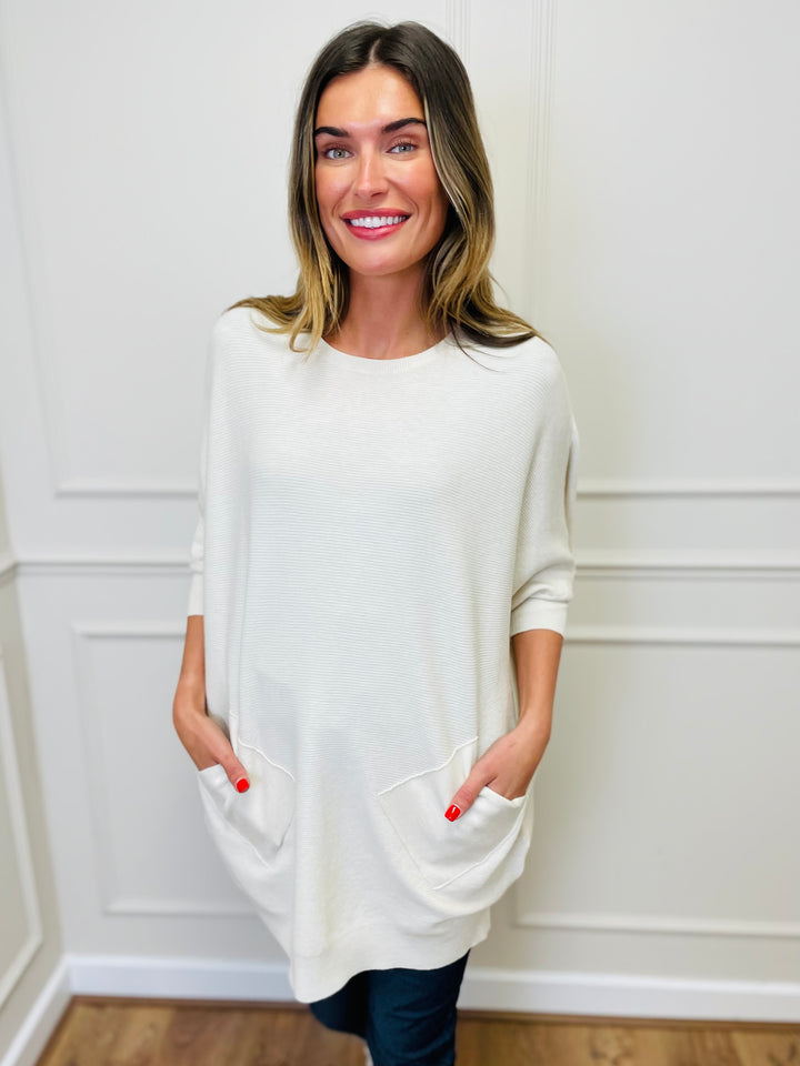 "MOLLY" Super Soft Jumper-Cream