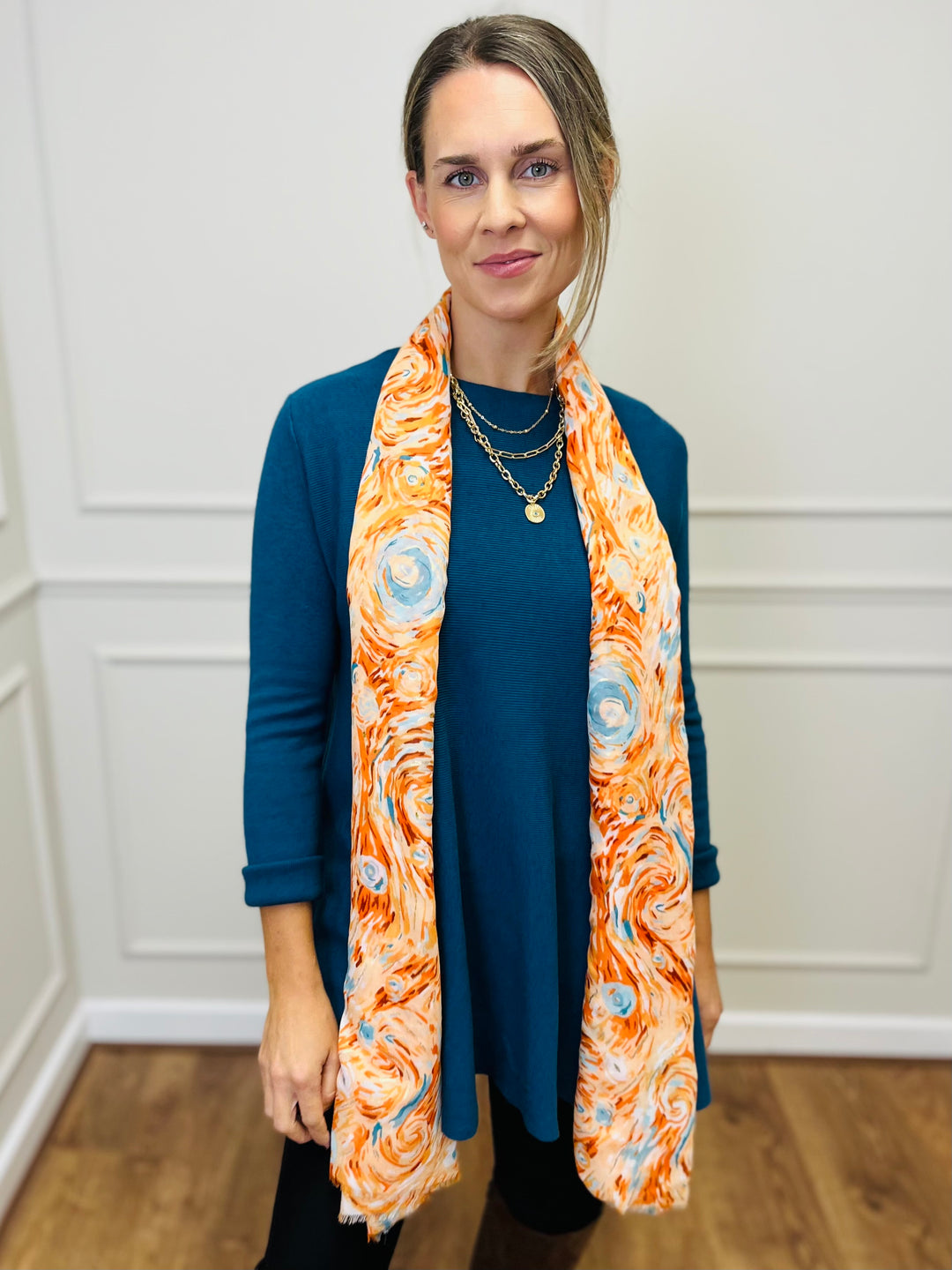 "HARRIET" Basic Soft Jumper-Teal