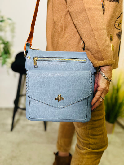 "POOCHI" Crossbody Handbag-Blue