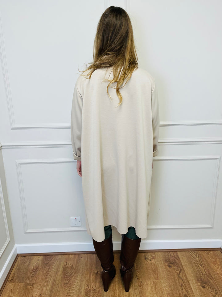 "ELAINE” Waterfall Jacket-Cream