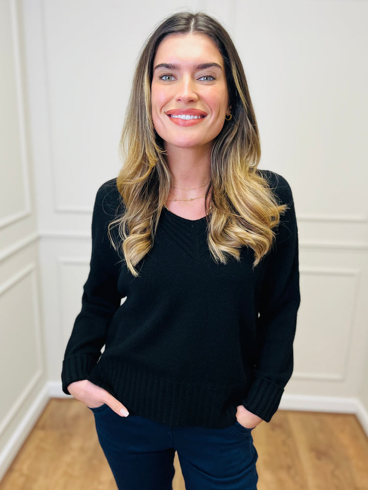 "KIKO" LUXURY Fine Knit Jumper-Black