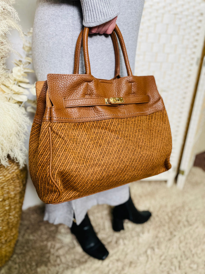 No.49 Designer Inspired Handbag-Tan