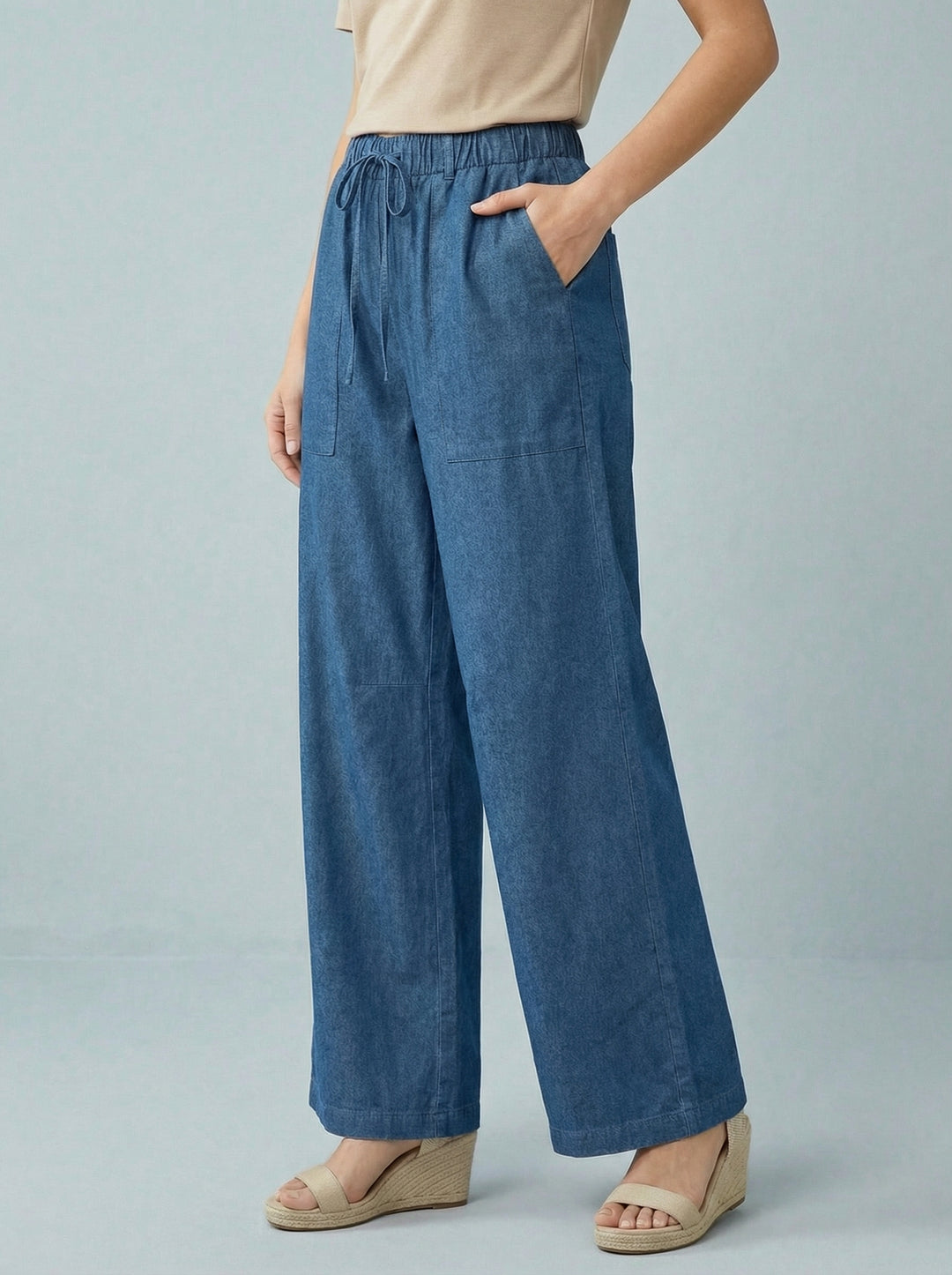"JULIE” Wide Leg Trousers