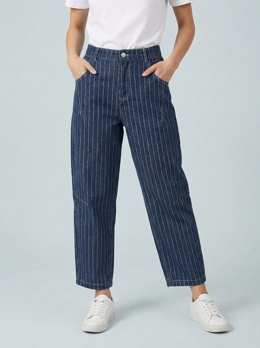 "KEIRA” Pinstripe Bullet Trouser