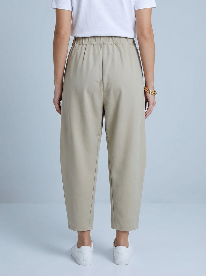 "LISA" Scuba Trousers-Mocha