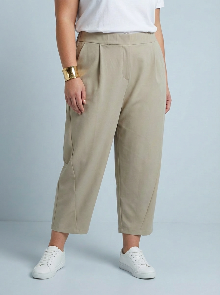"LISA" Scuba Trousers-Mocha