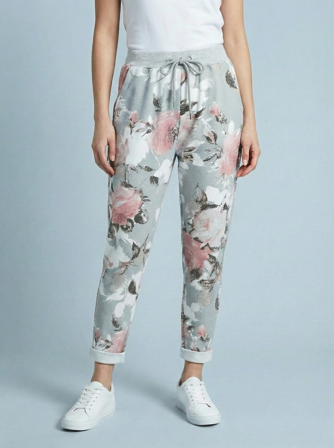 "RIO" Floral Print Magic Trouser