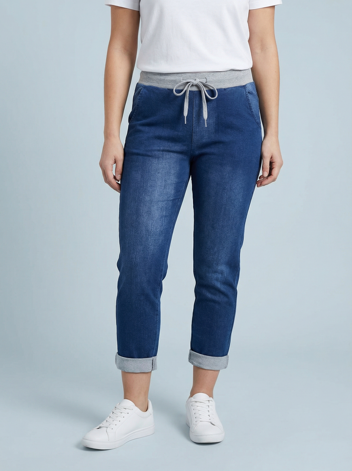 "RIO" Magic Trouser - Dark Denim