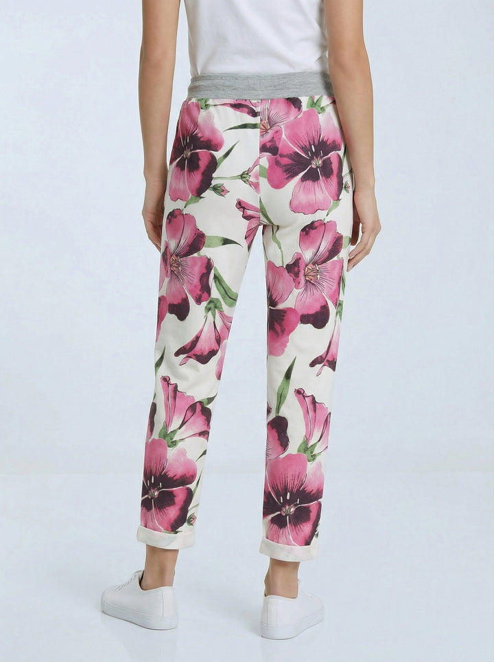 "RIO" Floral Print Magic Trouser