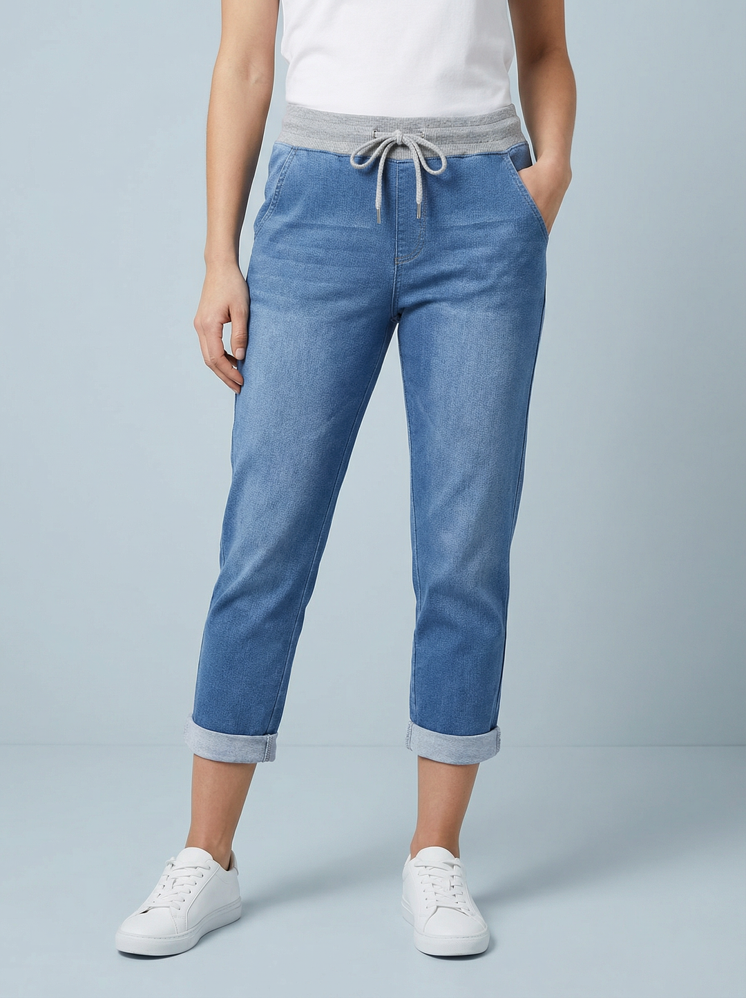 "RIO" Magic Trouser - Light Denim