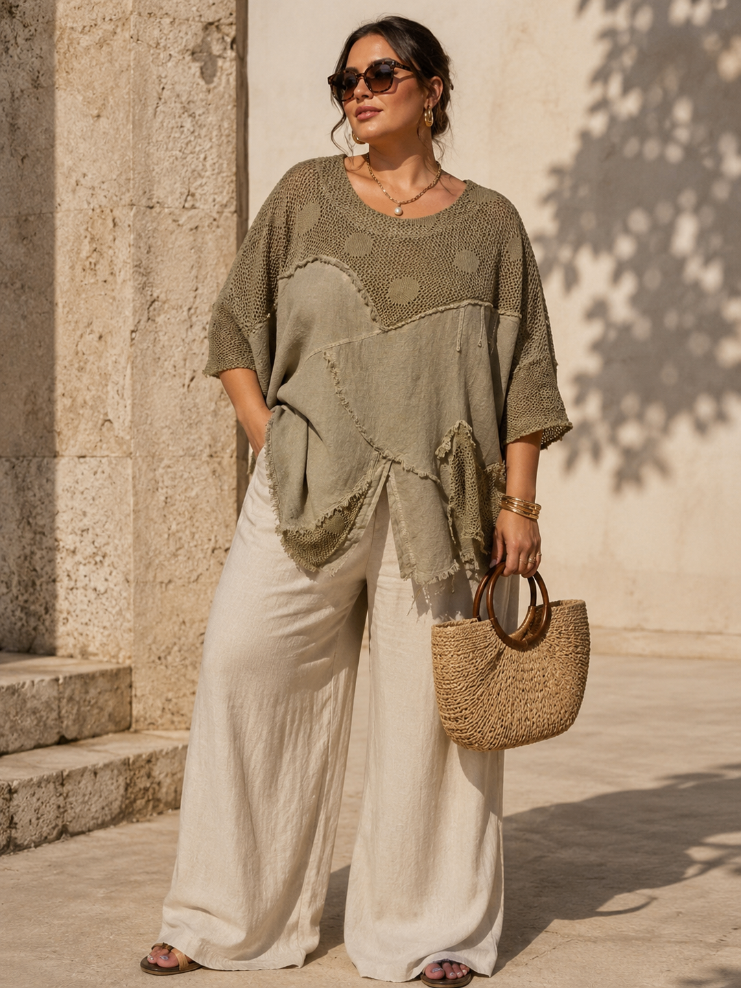 “KIM”  Premium Mesh Tunic / Top