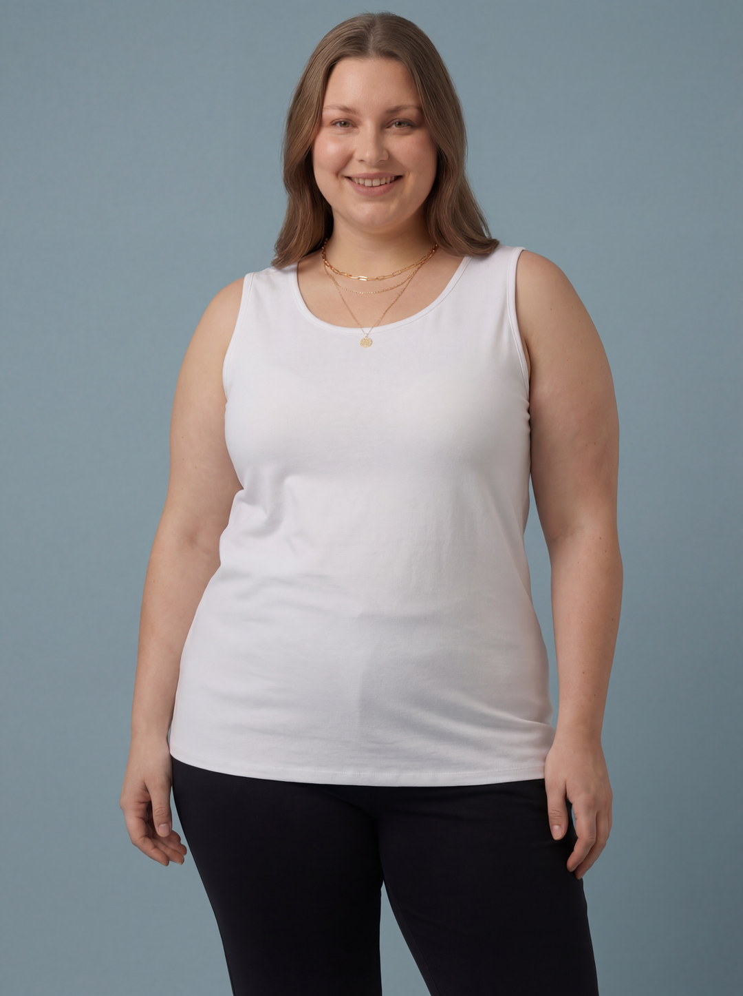 The Essential RILEY "Magic" Vest Relaxed Fit -White