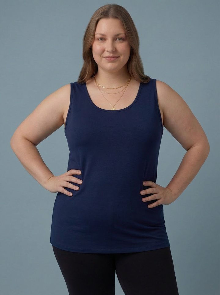 The Essential RILEY "Magic" Vest Relaxed Fit - Navy