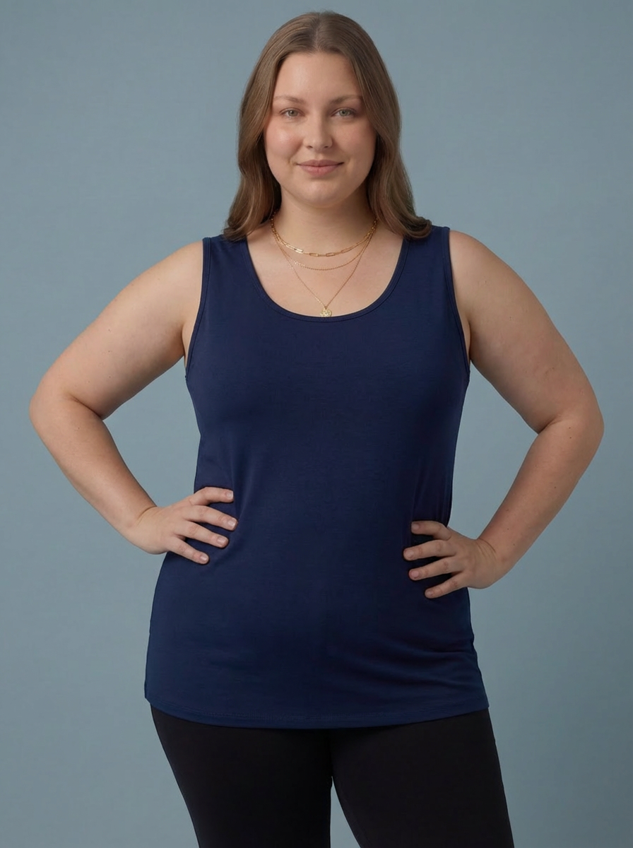 The Essential RILEY "Magic" Vest Relaxed Fit - Navy