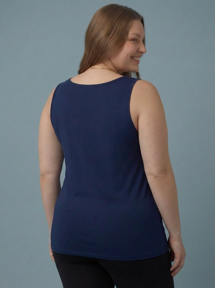 The Essential RILEY "Magic" Vest Relaxed Fit - Navy