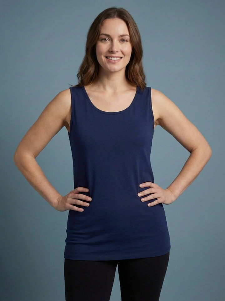 The Essential RILEY "Magic" Vest Relaxed Fit - Navy