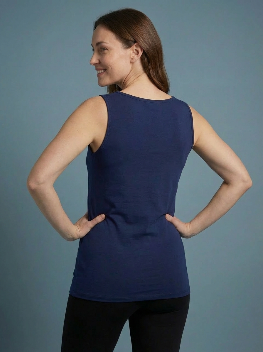 The Essential RILEY "Magic" Vest Relaxed Fit - Navy