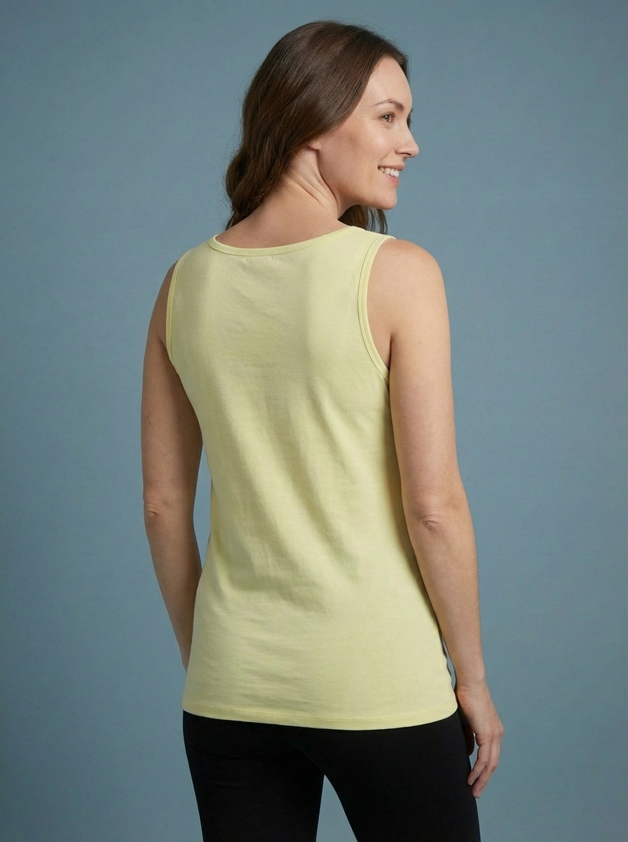 The Essential RILEY "Magic" Vest Relaxed Fit - Lemon Yellow