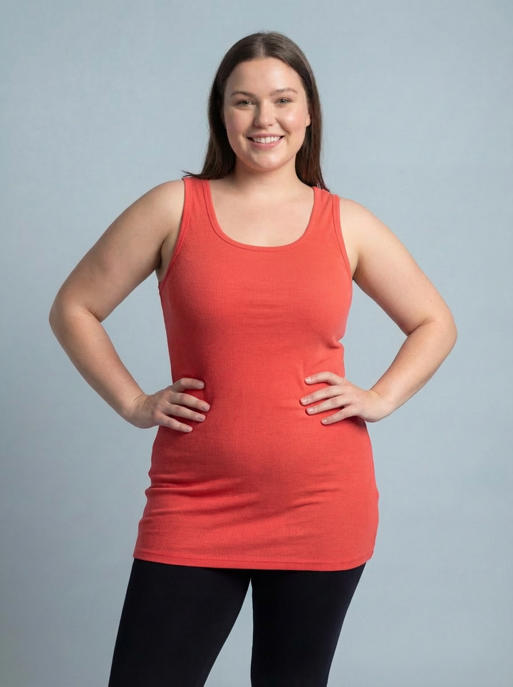 The Essential RILEY "Magic" Vest - Coral