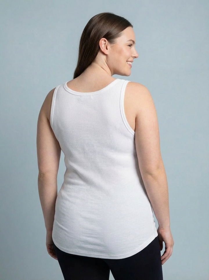 The Essential RILEY "Magic" Vest-White