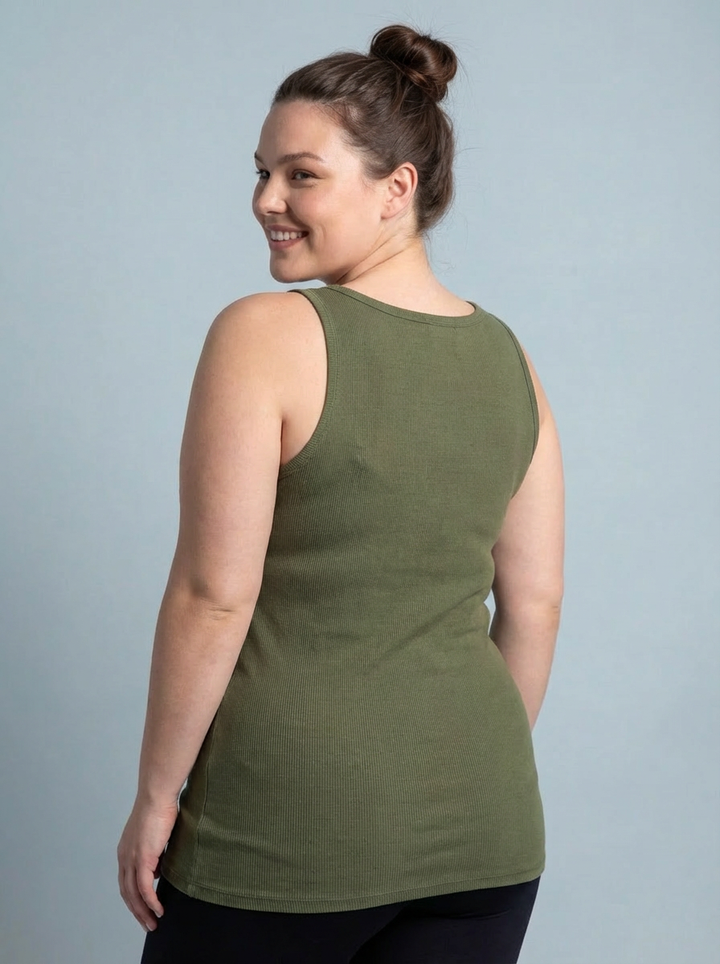 The Essential RILEY "Magic" Vest- Khaki Green