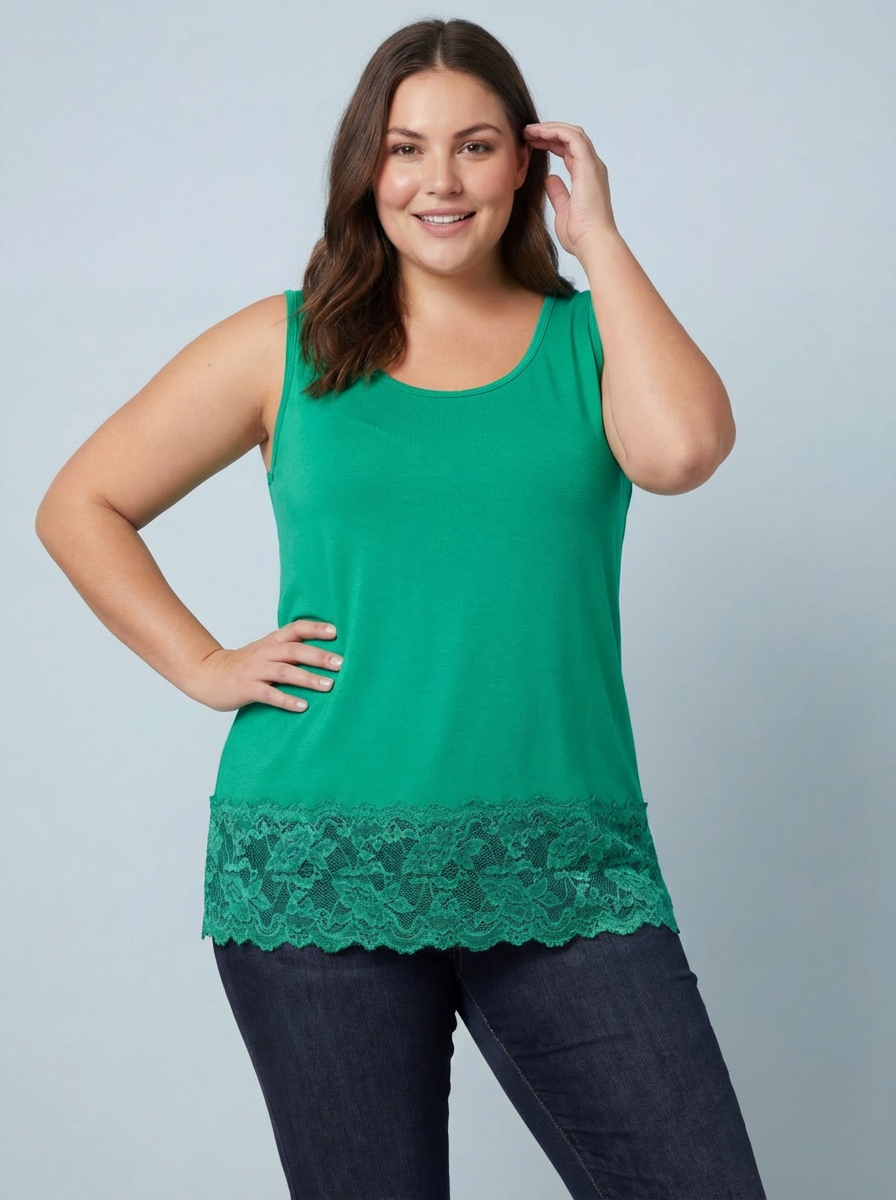 MAGIC Vest With Added Lace Trim