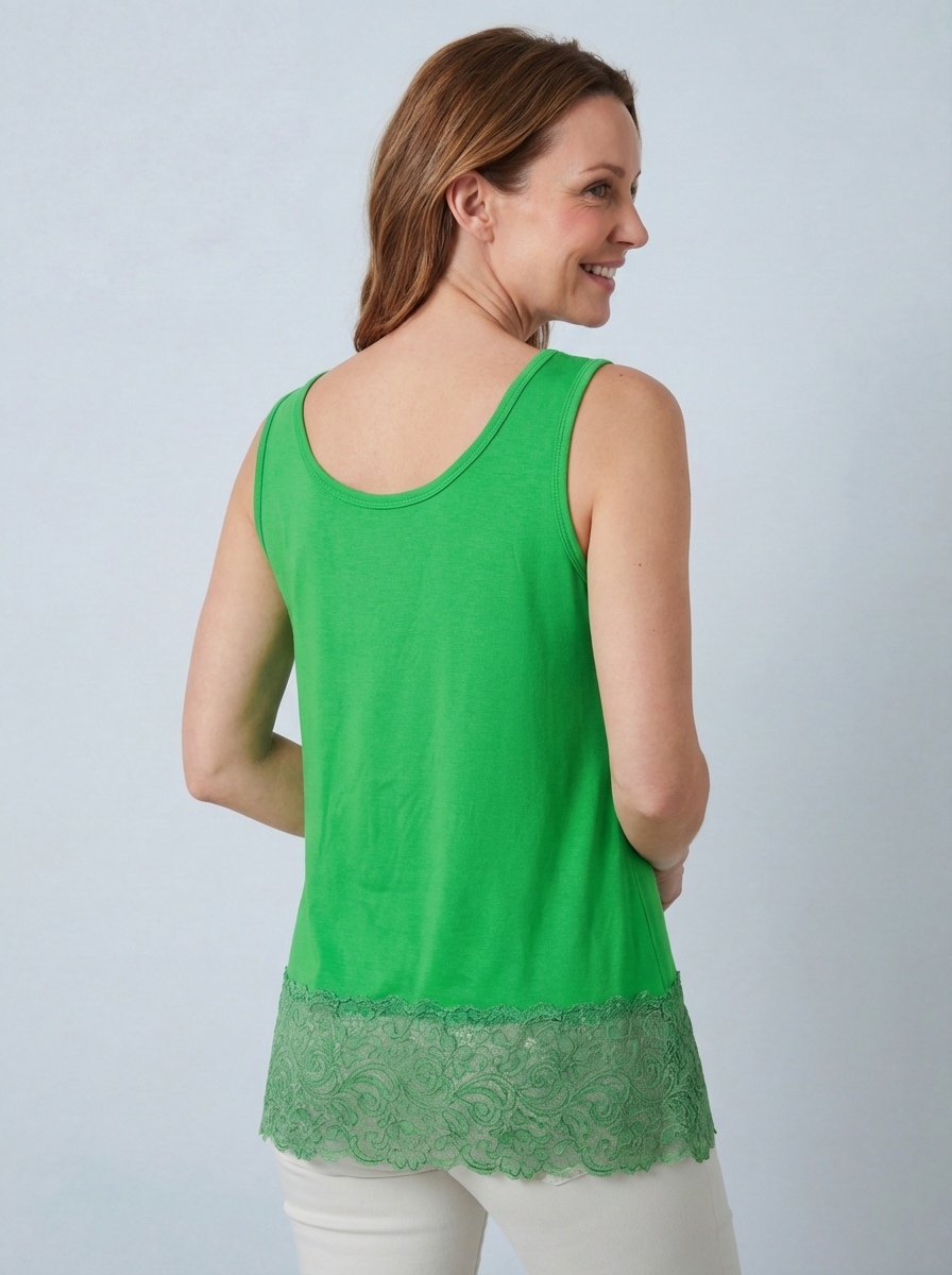 MAGIC Vest With Added Lace Trim