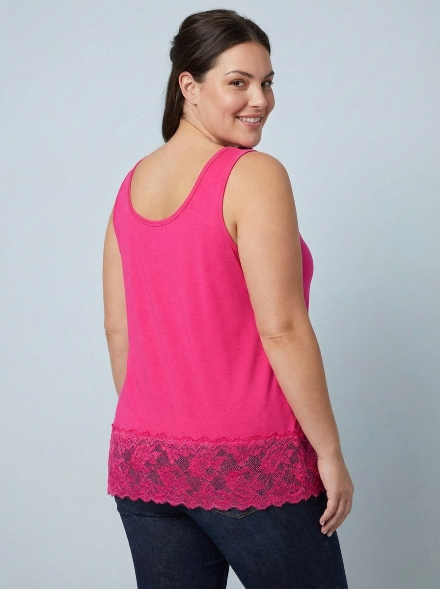 MAGIC Vest With Added Lace Trim