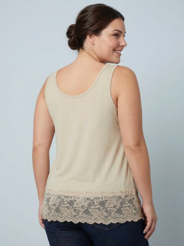 MAGIC Vest With Added Lace Trim