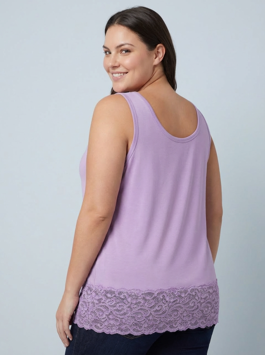 MAGIC Vest With Added Lace Trim