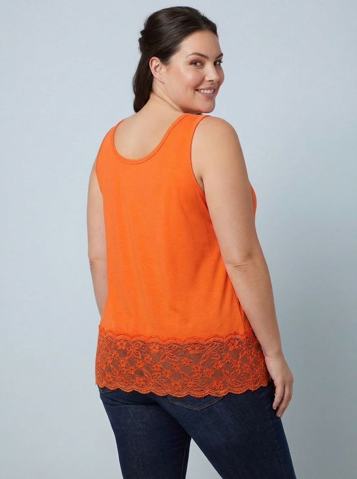 MAGIC Vest With Added Lace Trim