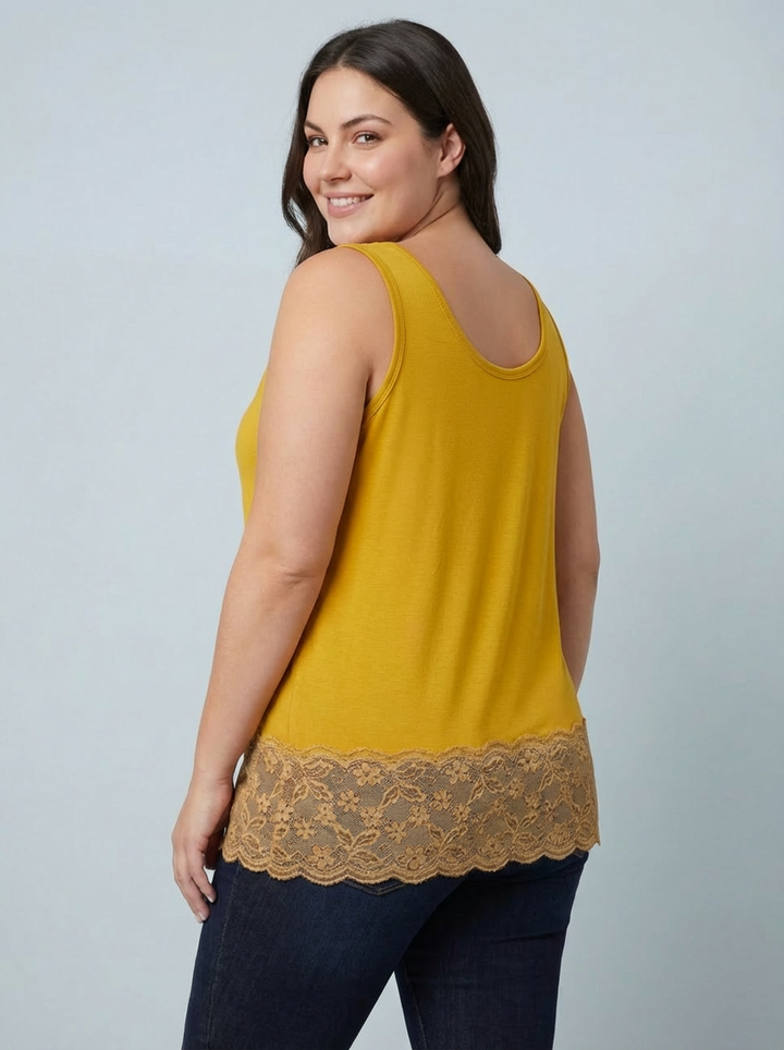 MAGIC Vest With Added Lace Trim