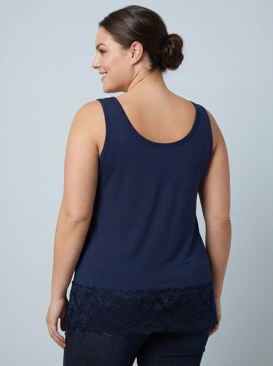 MAGIC Vest With Added Lace Trim