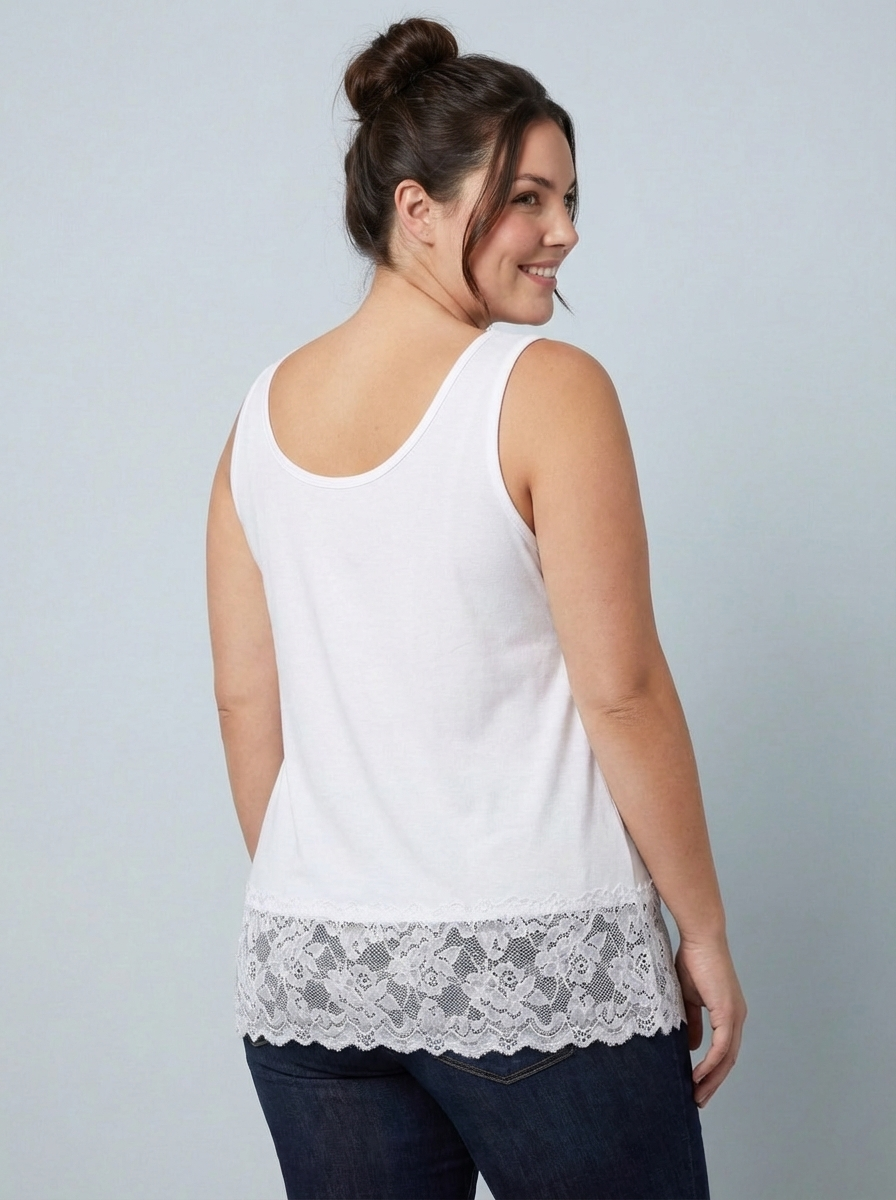 MAGIC Vest With Added Lace Trim