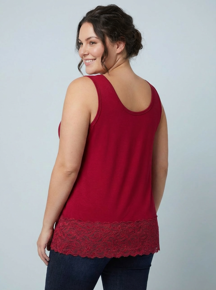 MAGIC Vest With Added Lace Trim