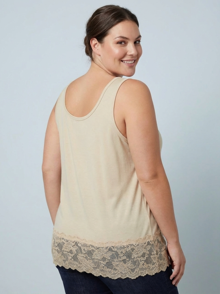 MAGIC Vest With Added Lace Trim