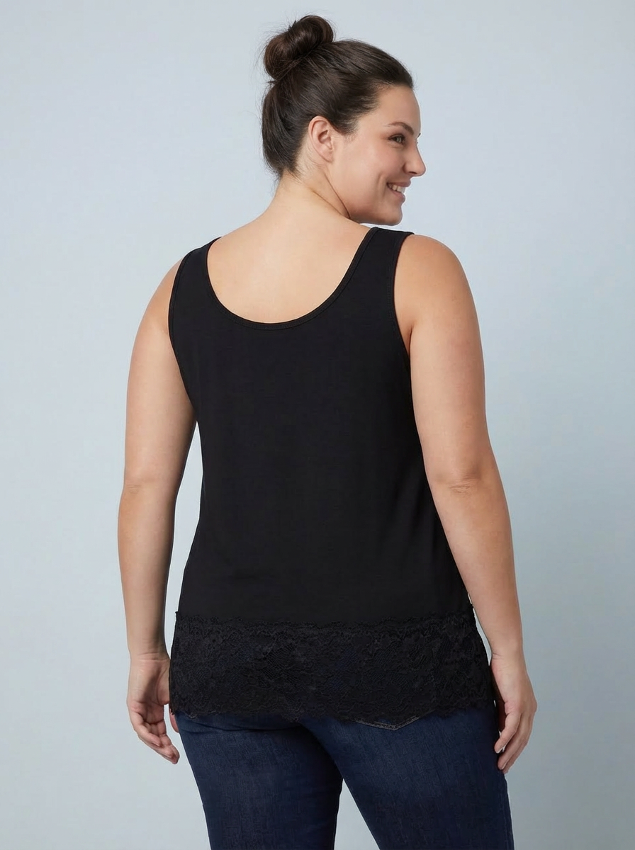 MAGIC Vest With Added Lace Trim